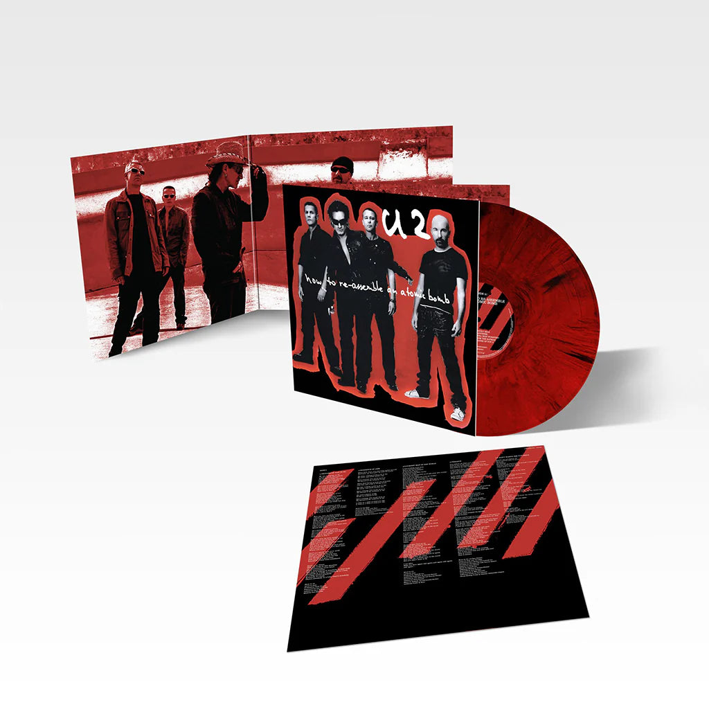 U2 - How To Re-Assemble An Atomic Bomb - 1LP - Black and Red Marble Vinyl [RSD Black Friday 2024]