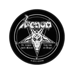 Venom - In League With Satan - Circular Patch