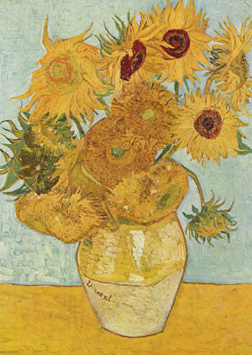 Vincent Van Gogh - Sunflowers - A4 Mini Print/Poster
