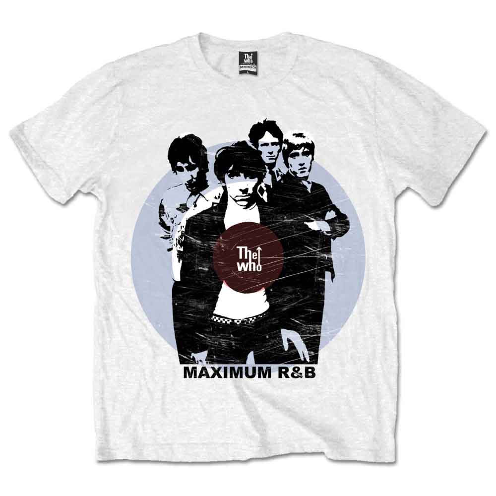 The Who Unisex T-Shirt: Maximum Rhythm & Blues (White)