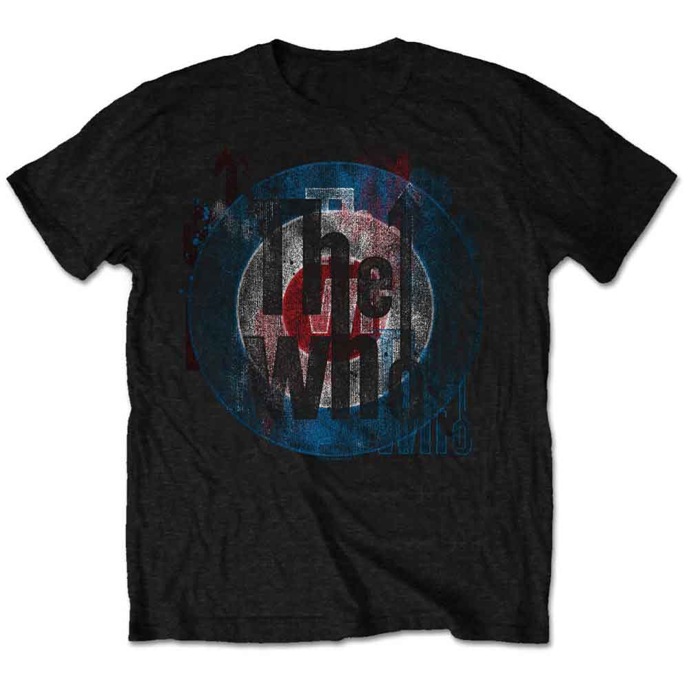 The Who Unisex T-Shirt: Target Texture (Black)