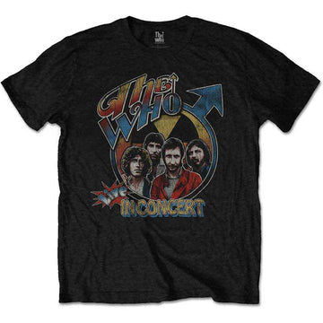 The Who Unisex T-Shirt: Live in Concert (Black)