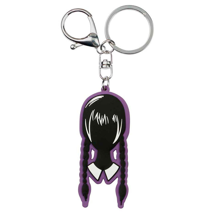 Wednesday Addams (Head)  - Keychain