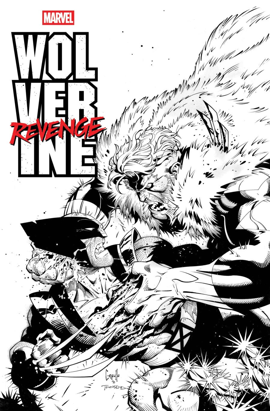 Marvel - Wolverine: Revenge – Red Band Raw: Black & White Edition #2 (Aug 13)