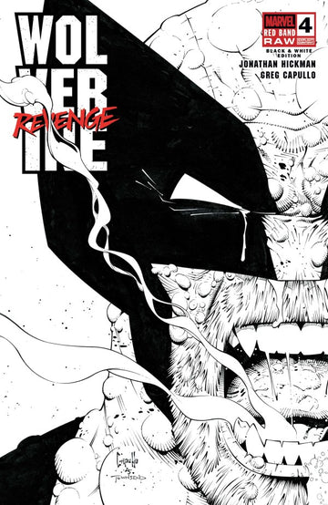 Marvel - Wolverine: Revenge – Red Band Raw: Black & White Edition #4