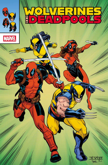 Marvel - Wolverines & Deadpools #1 - Andrea Di Vito RetroVision Variant (Jul 2)