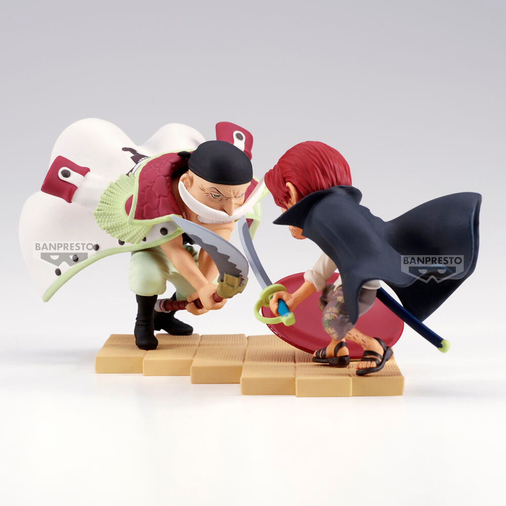 One Piece - World Collectable Log Stories Edward Newgate vs. Shanks - Figure 13cm