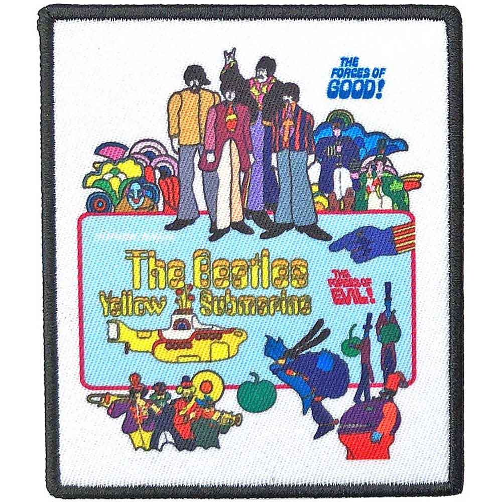 The Beatles Standard Patch: Yellow Submarine Movie Poster