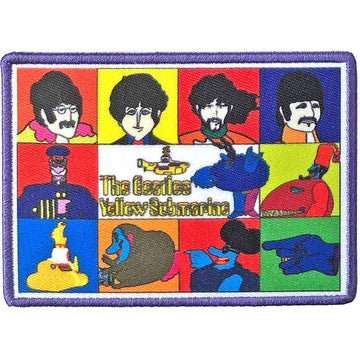 The Beatles Standard Patch: Yellow Submarine Characters