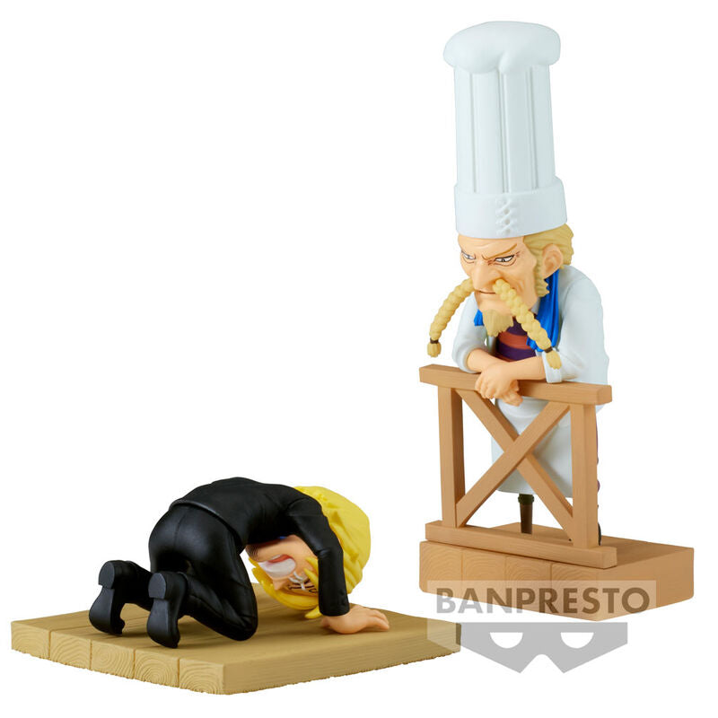 One Piece - WCF Log Series Sanji & Zeff 2 world collectable - Figure 8cm