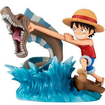 One Piece Log Stories Monkey D Luffy Vs Local Sea figure 7cm