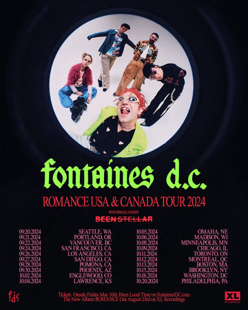 Fontaines D.C. - USA - Canada - Tour 2024 - Mini Poster
